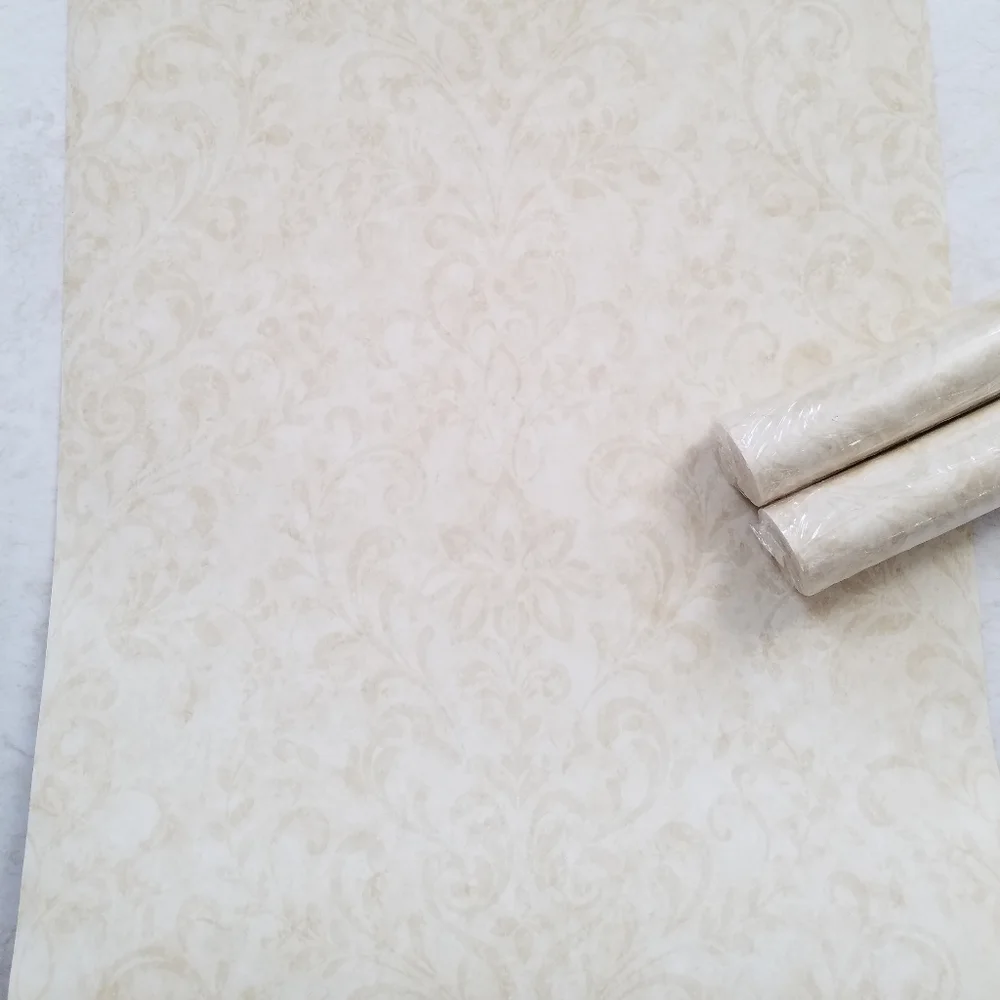 Wallpaper Beige Country Damask